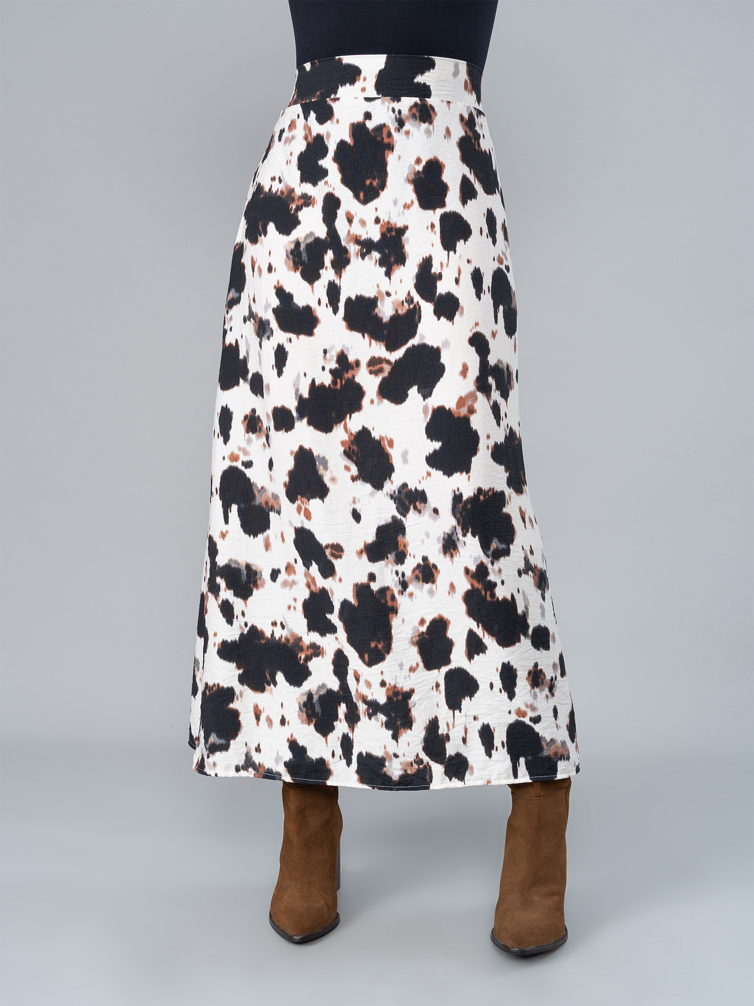 Falda Larga  Lira Estampada