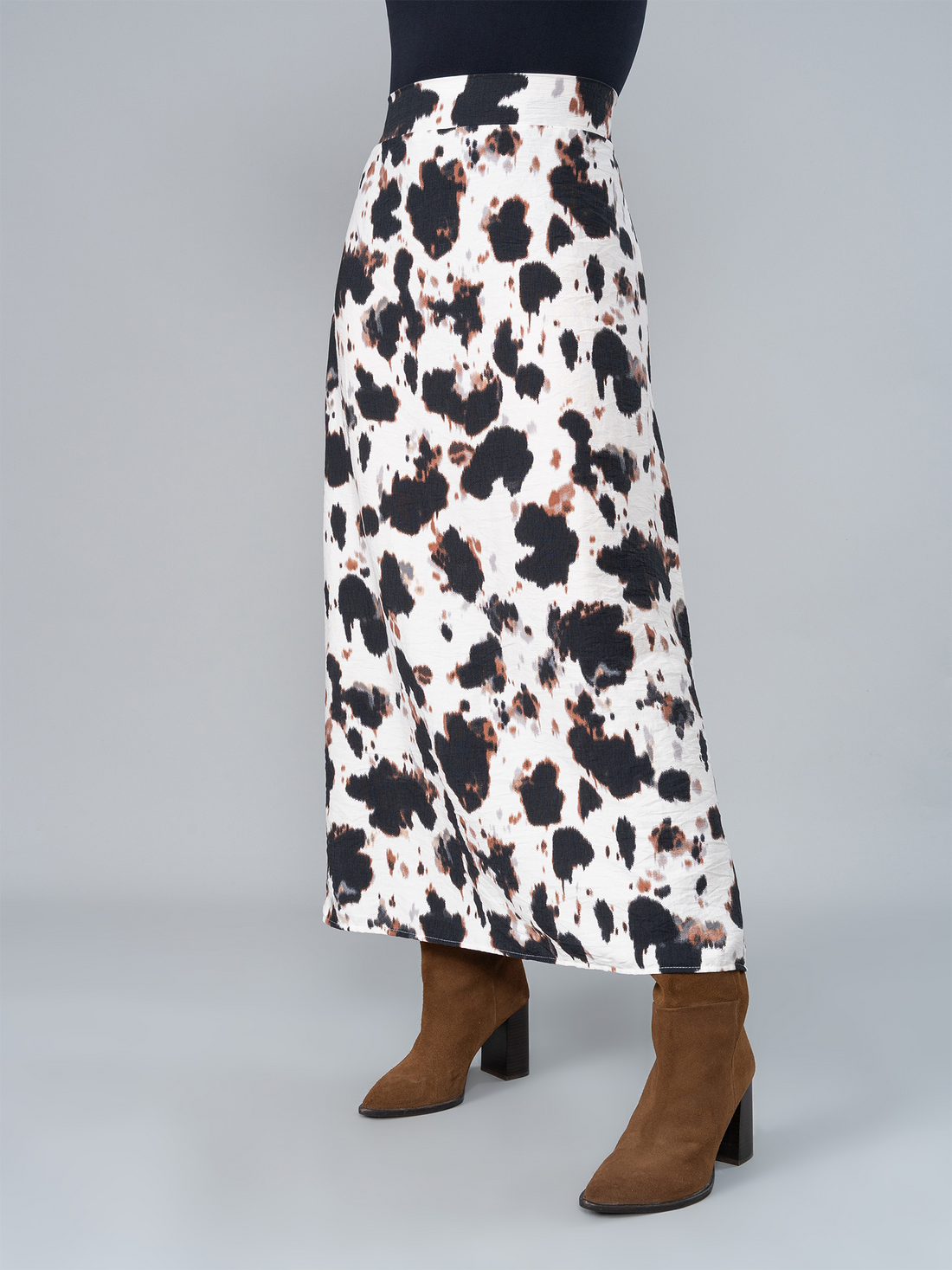 Falda Larga  Lira Estampada
