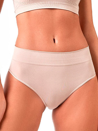 Koketa Calzon Bikini Alta Beige - lenceria de La Matier