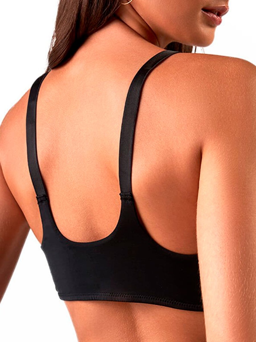 Koketa Lingerie Sosten Microfibra Negro - lenceria de La Matier