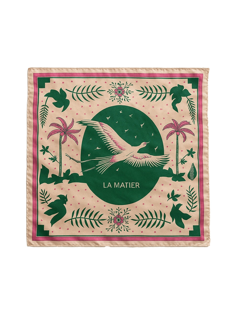 Pañuelo Ave Verde