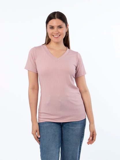 Polo Básico Palo Rosa