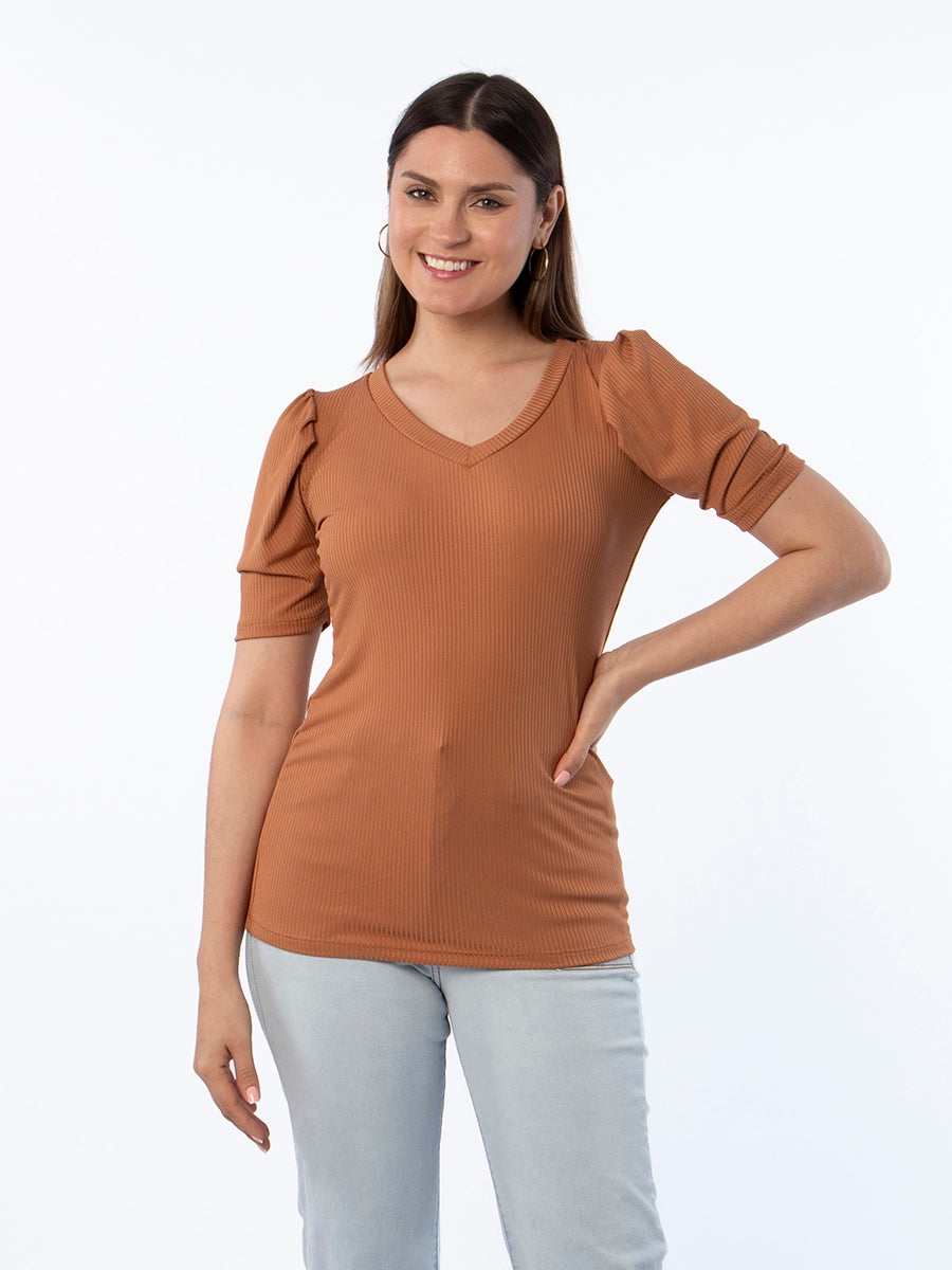 Polo Donna Ocre