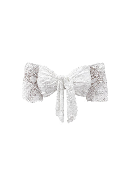 Top Corto Bordado Alexia Blanco