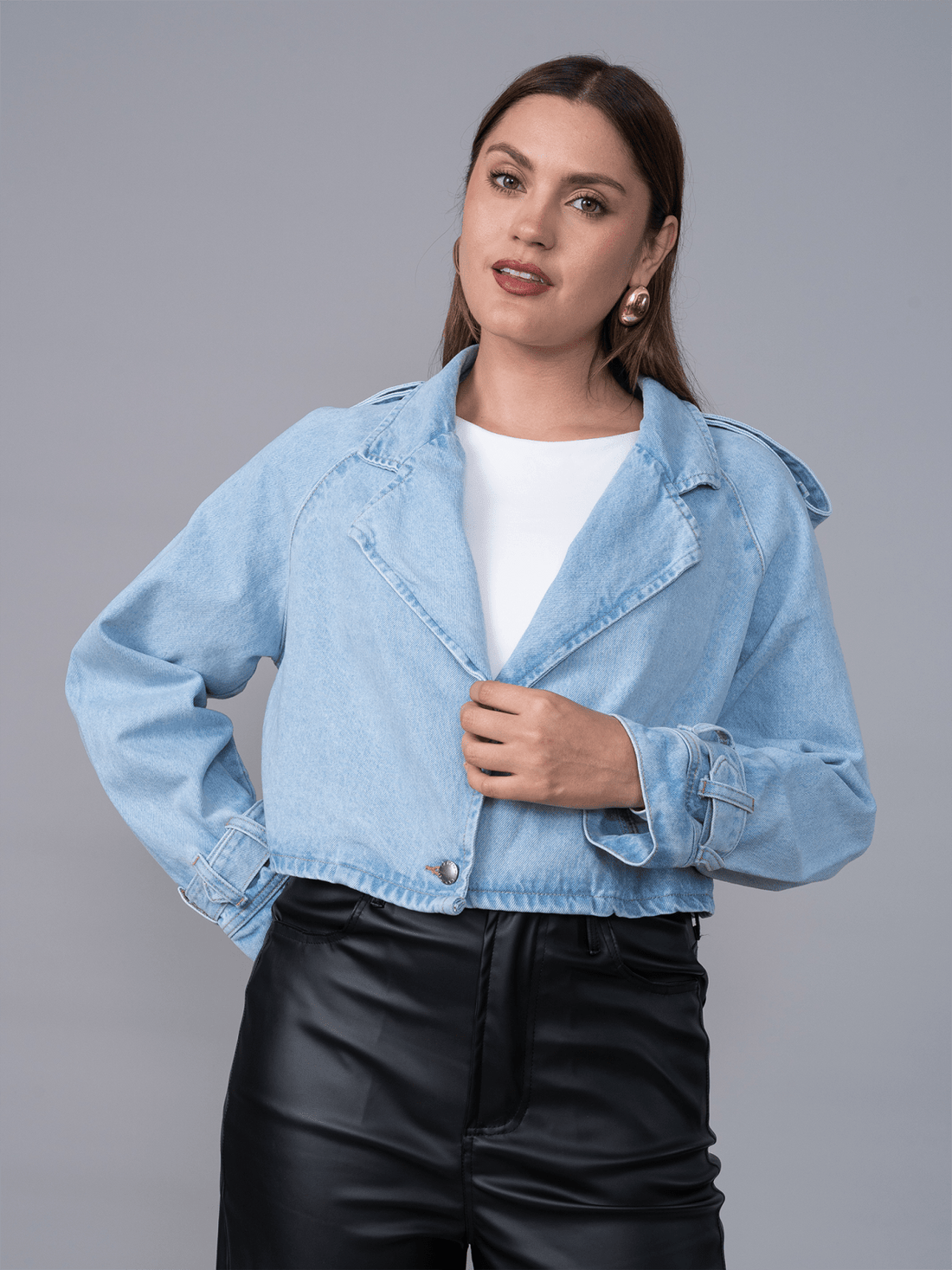 Trench Corto Denim Paula - de La Matier