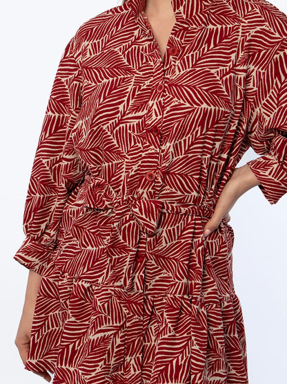 Vestido Belén Terracota