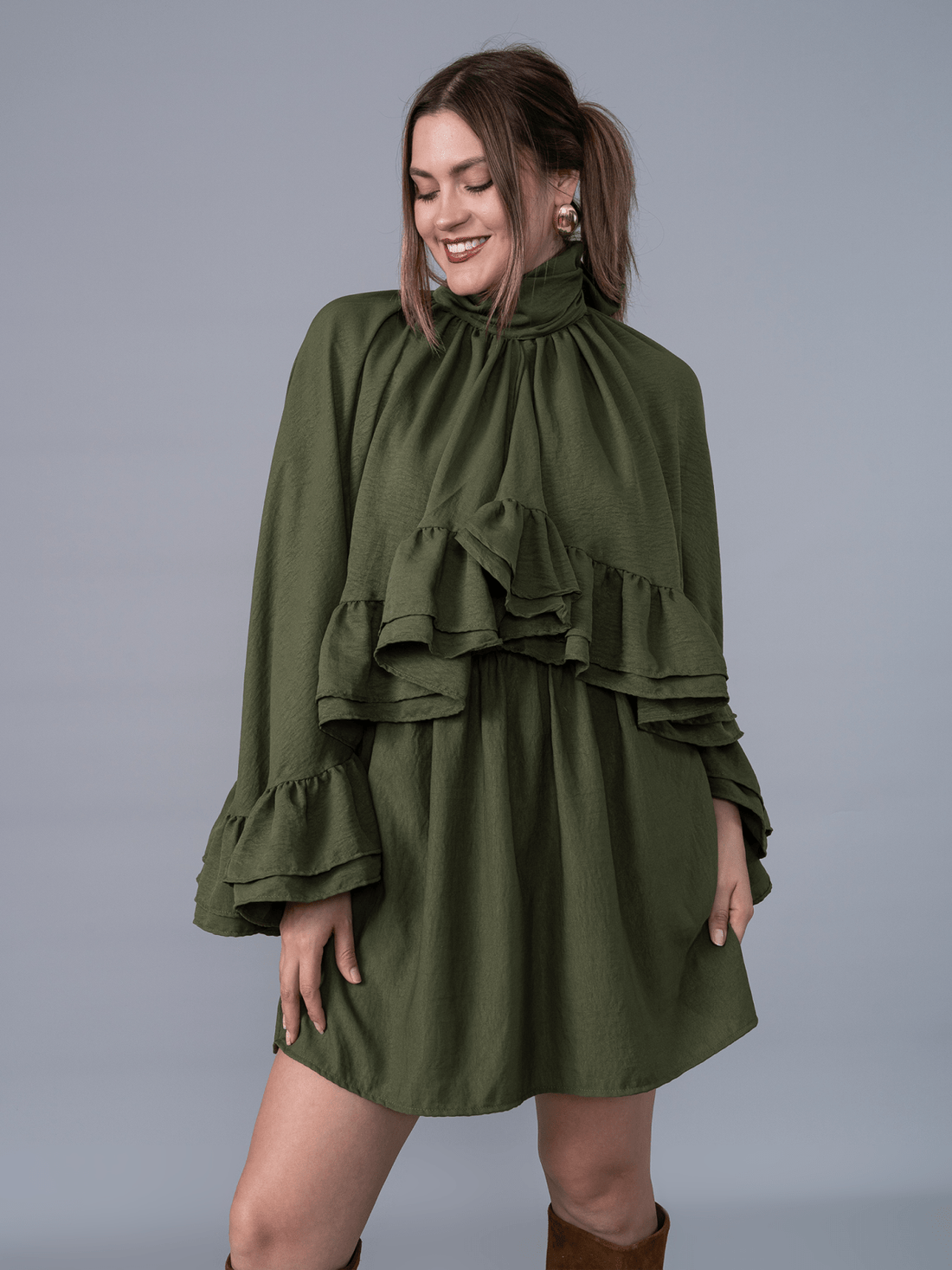 Vestido Julieta Corto Verde - Vestido de La Matier