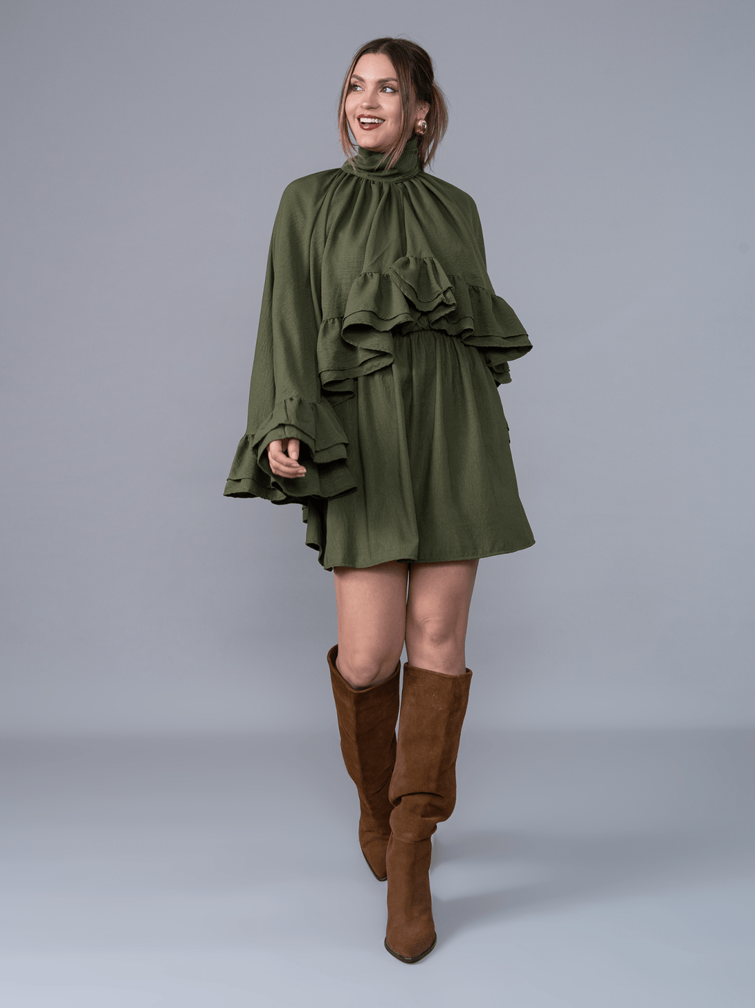 Vestido Julieta Corto Verde - Vestido de La Matier