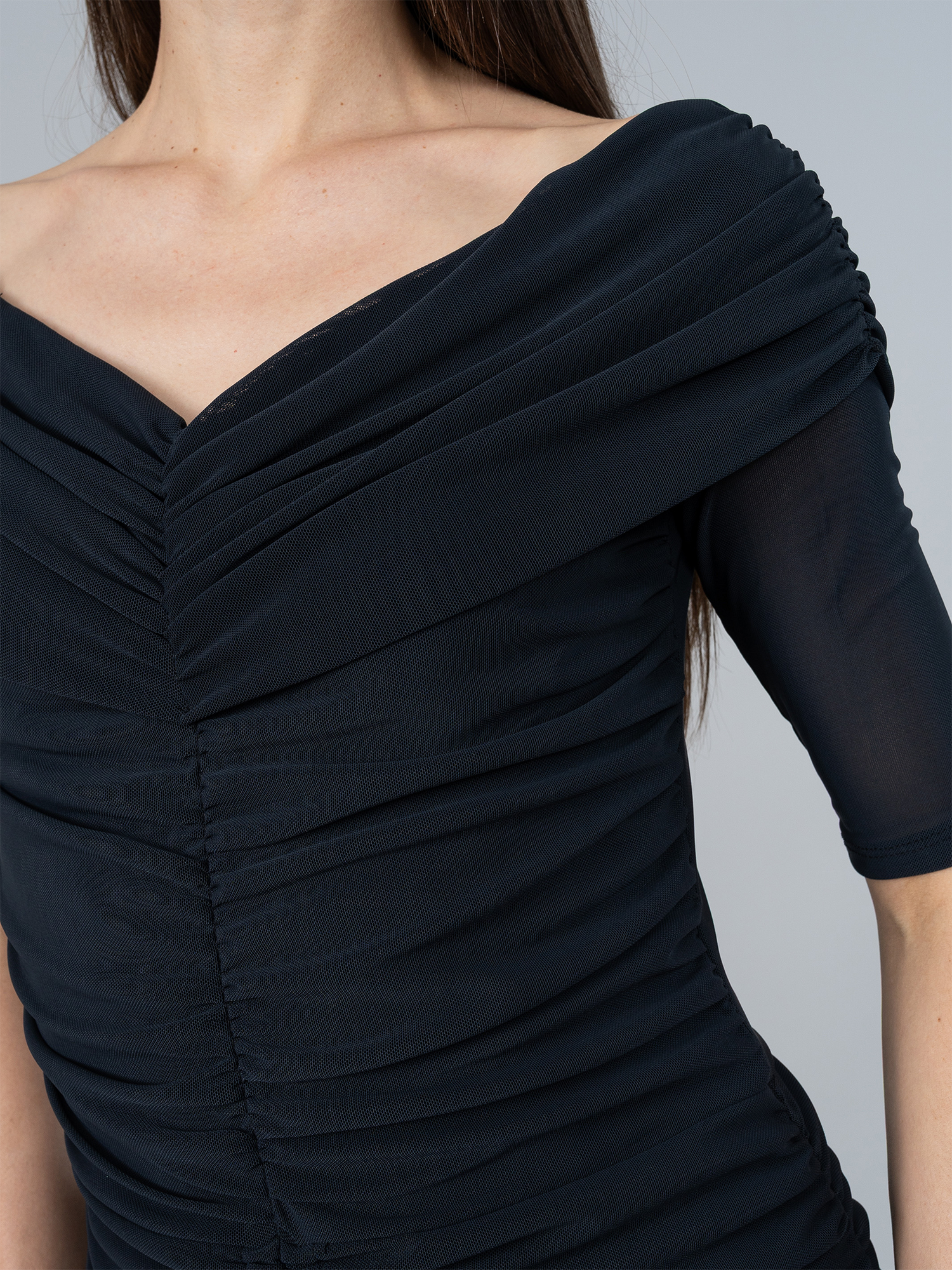 Vestido July Negro en Tul