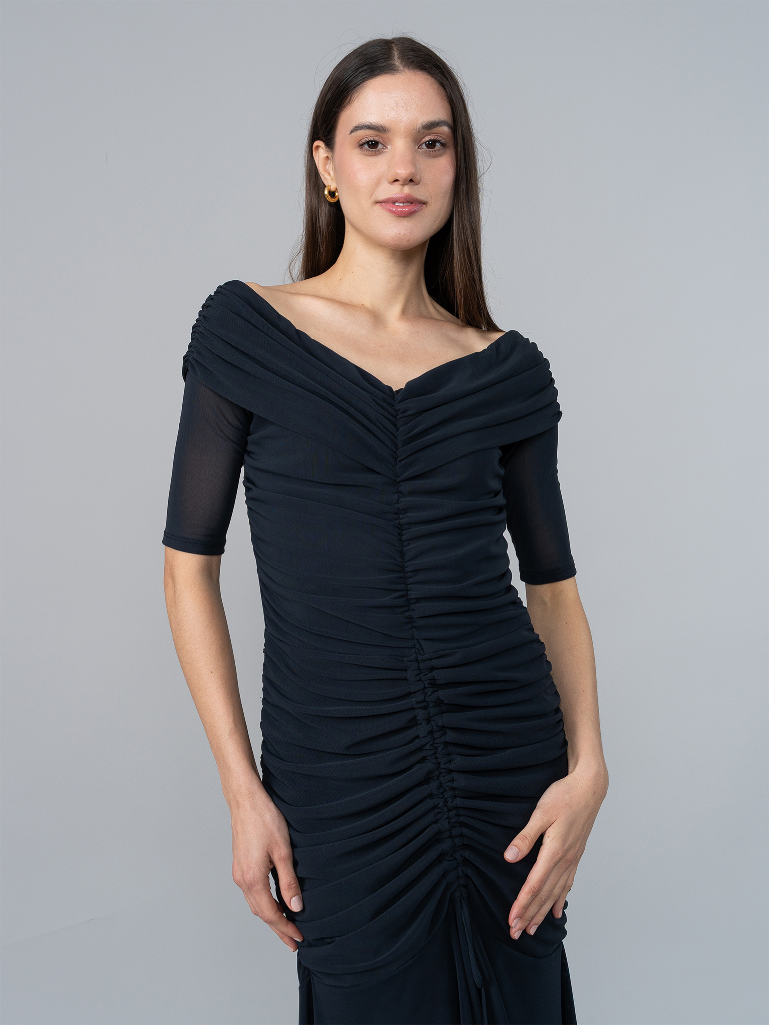 Vestido July Negro en Tul