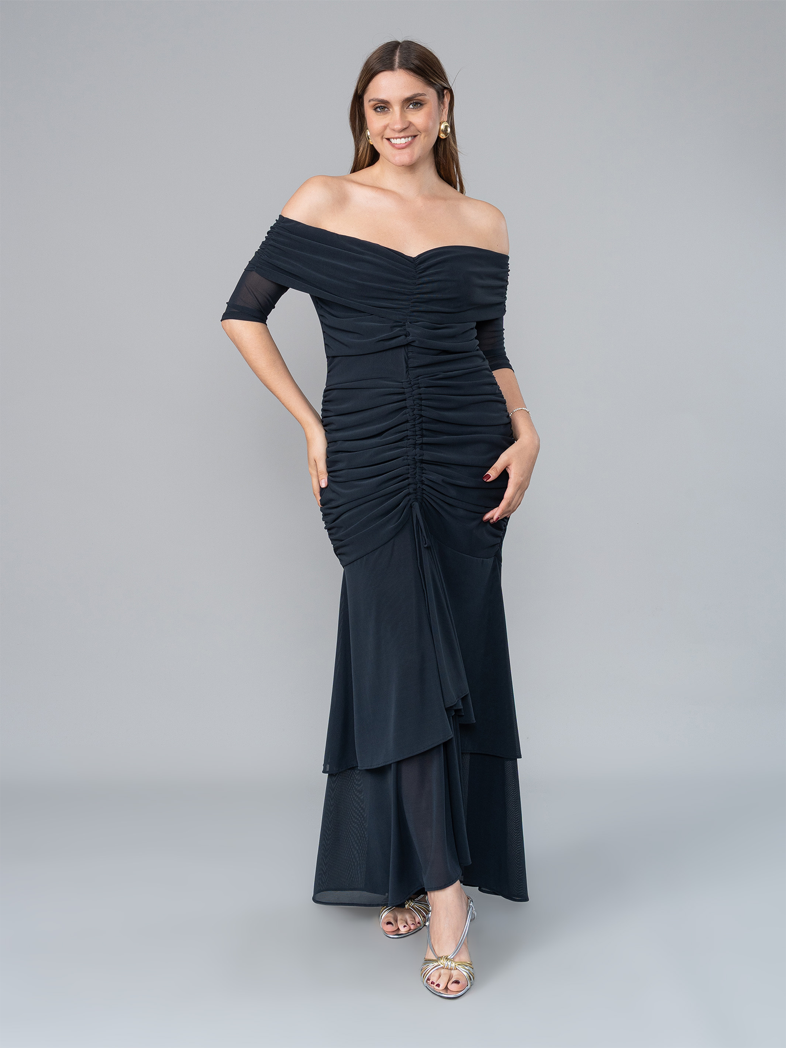 Vestido July Negro en Tul
