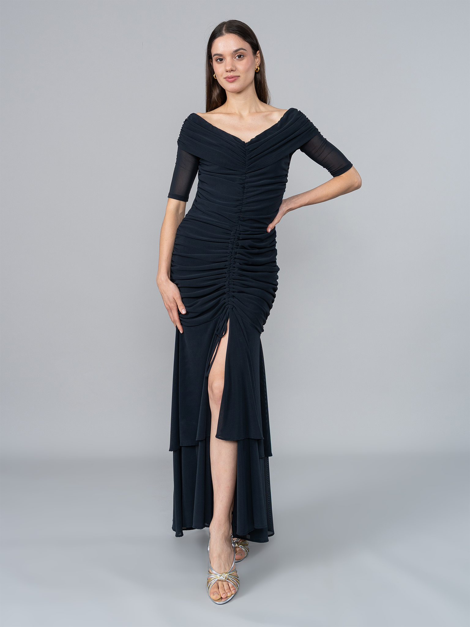Vestido July Negro en Tul