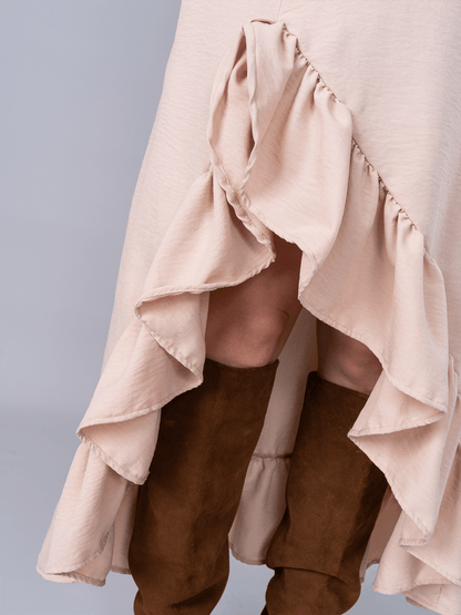 Vestido Mariella Beige - Vestido de La Matier