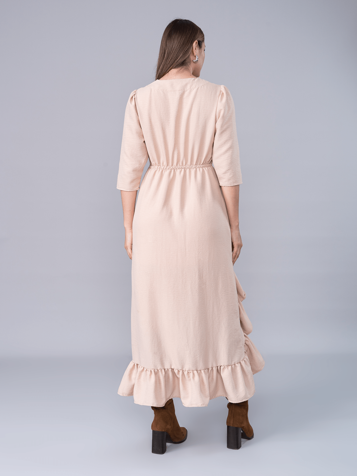 Vestido Mariella Beige - Vestido de La Matier