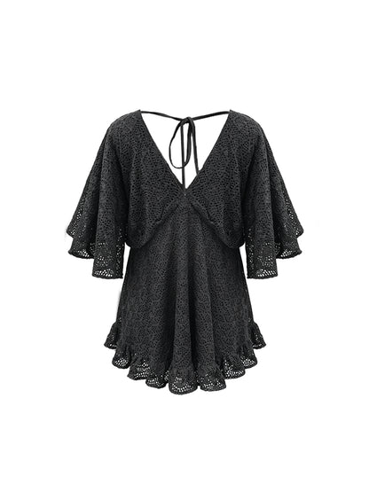 Vestido Tejido Estela Negro